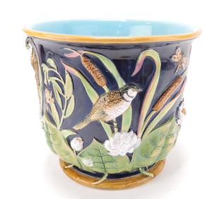 George Jones majolica cobalt