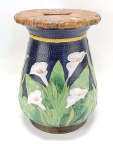 George Jones cobalt majolica