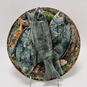 Palissy majolica catch of the day