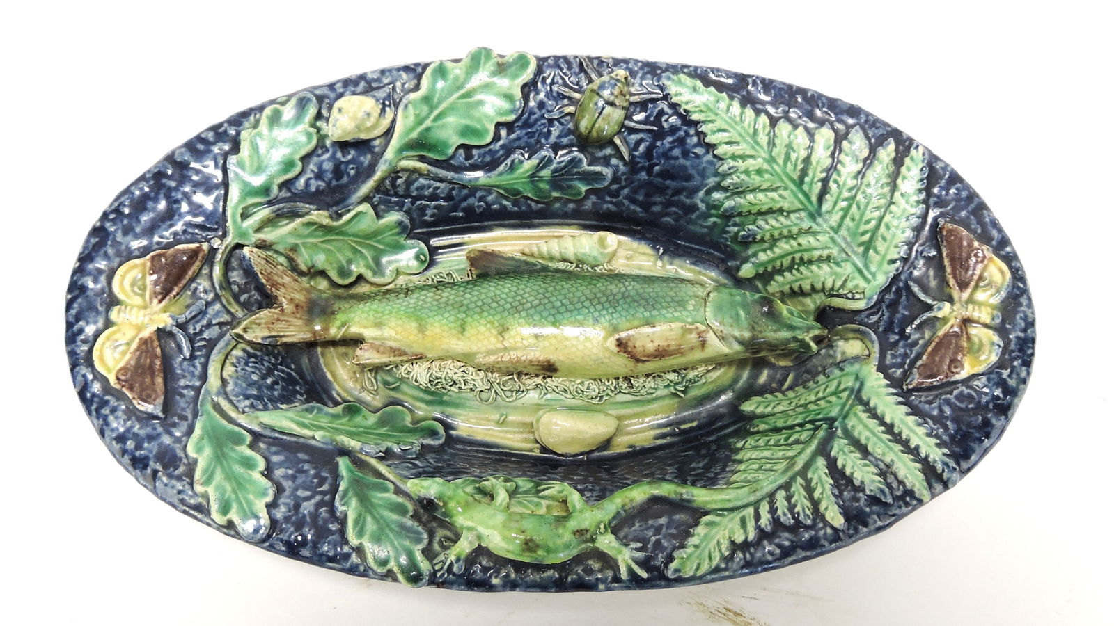 Barbizet French Palissy majolica (1 of 2)