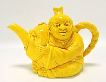 Minton majolica yellow Chinaman