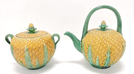 George Jones majolica pineapple