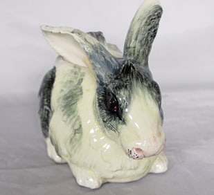 Rare Delphin Massier majolica