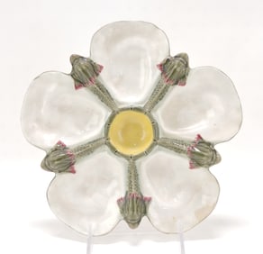 Wedgwood Argenta majolica five well