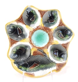 Adams & Bromley majolica fish