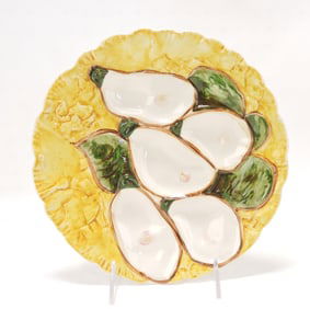 Stangl Pottery turkey style oyster plate,