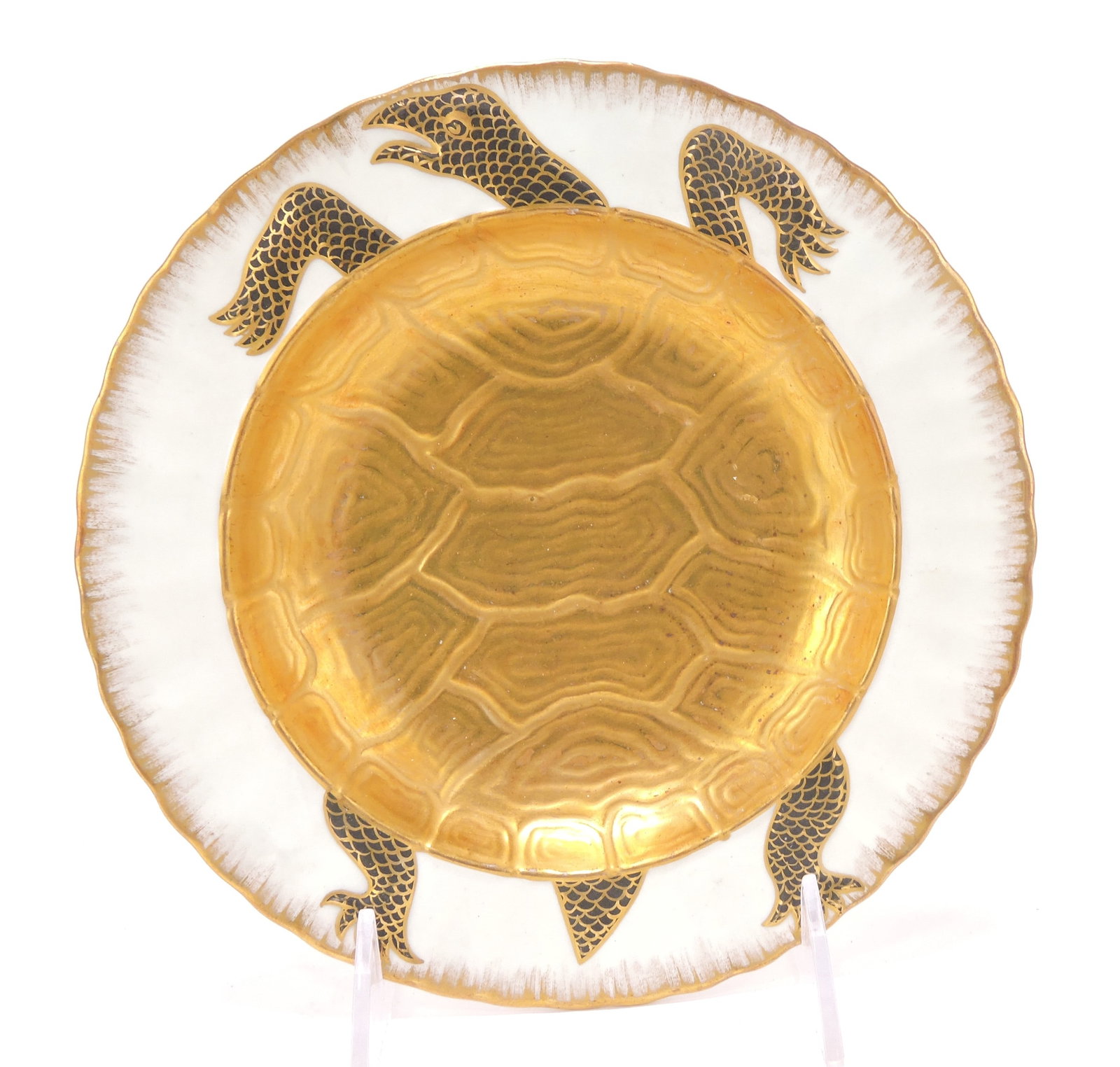 Boodley porcelain Terrapin stew bowl,: 7 7/8"