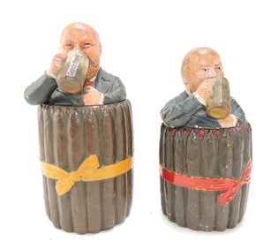 J. Maresch pair of terra cotta figural