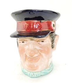 Josef Strnact majolica head with