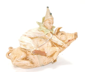 Austrian porcelain figural tobacco