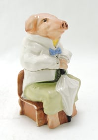 Austrian porcelain figural tobacco