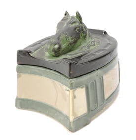Austrian tobacco jar in the form of a
