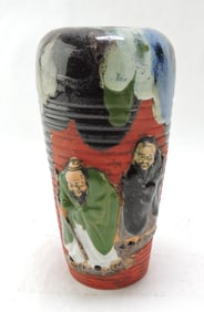 Japanese Sumida Gawa vase,