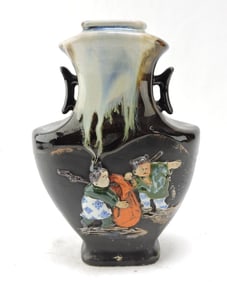Japanese Sumida Gawa vase,