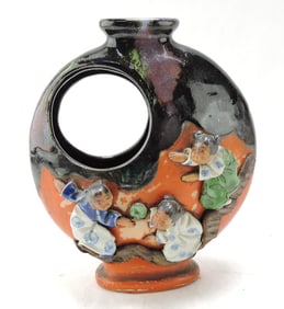 Japanese Sumida Gawa vase,
