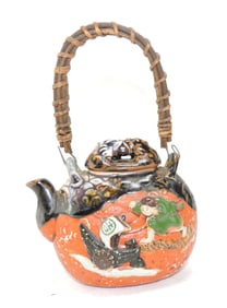 Japanese Sumida Gawa teapot,