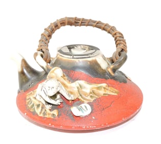 Japanese Sumida Gawa teapot,