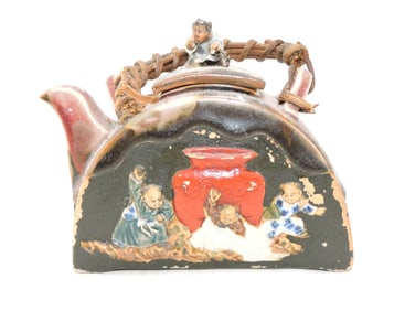 Japanese Sumida Gawa teapot,