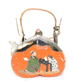 Japanese Sumida Gawa teapot,