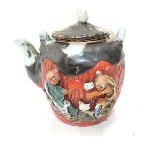 Japanese Sumida Gawa teapot,
