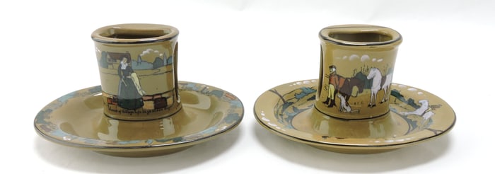 Buffalo Pottery Deldare Ware lot of