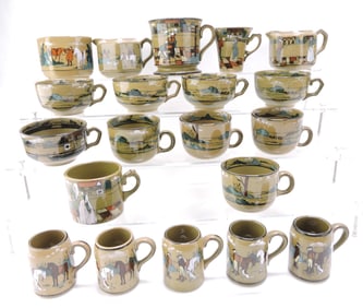 Buffalo Pottery Deldare Ware lot of