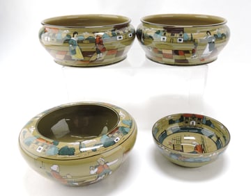 Buffalo Pottery Deldare Ware lot