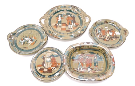 Buffalo Pottery Deldare Ware lot