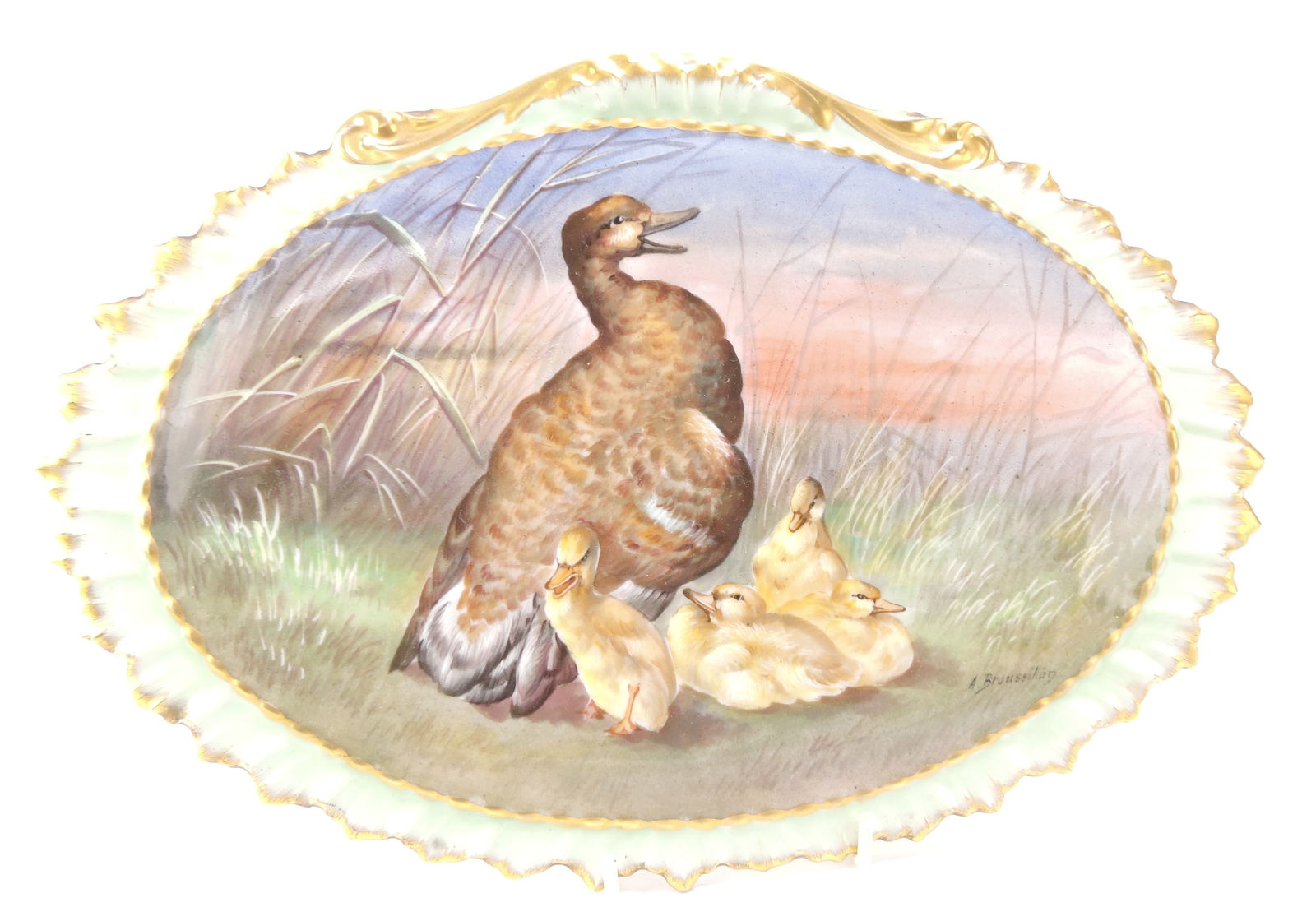 Limoges rare wall plaque with (1 of 1)