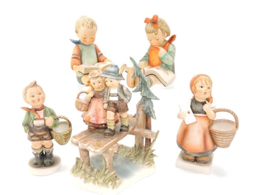 Hummel lot of 5 figures, 6" to