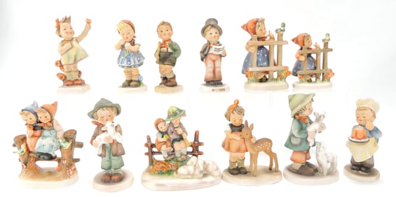 Hummel lot of 12 figures,