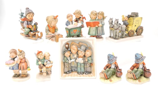 Hummel lot of 10 figures,