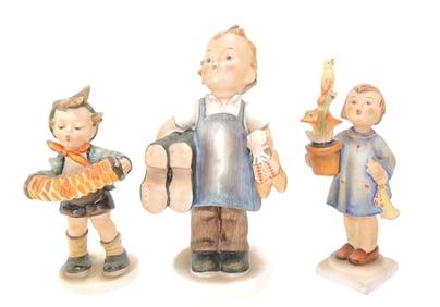 Hummel lot of 3 figures, all with early