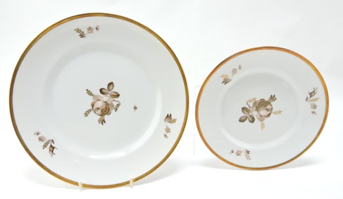 Royal Copenhagen Brown Rose set