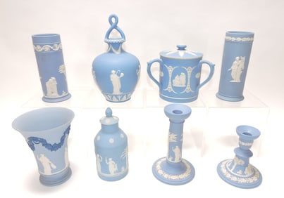 Wedgwood light blue Jasperware
