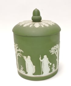 Wedgwood green Jasperware