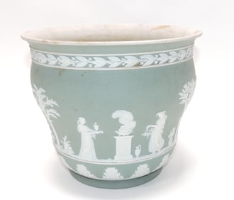 Wedgwood green Jasperware