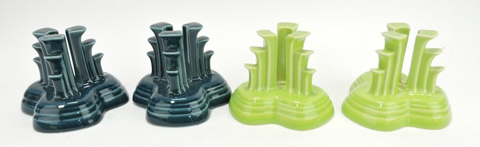 Fiesta Post 86 lot of 2 pair of pyramid