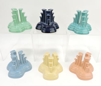 Fiesta Post 86 lot of 6 pyramid candle