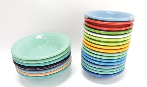 Fiesta Post 86 lot of 7 - 6 1/2" and