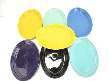 Fiesta Post 86 lot of 7 - 9 1/2" oval