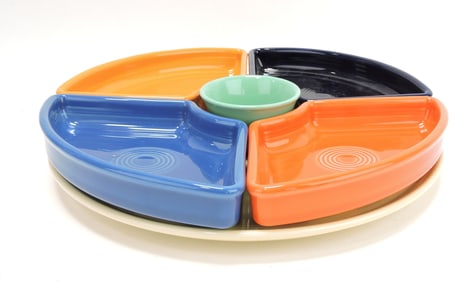 Fiesta Post 86 6 pc relish tray,