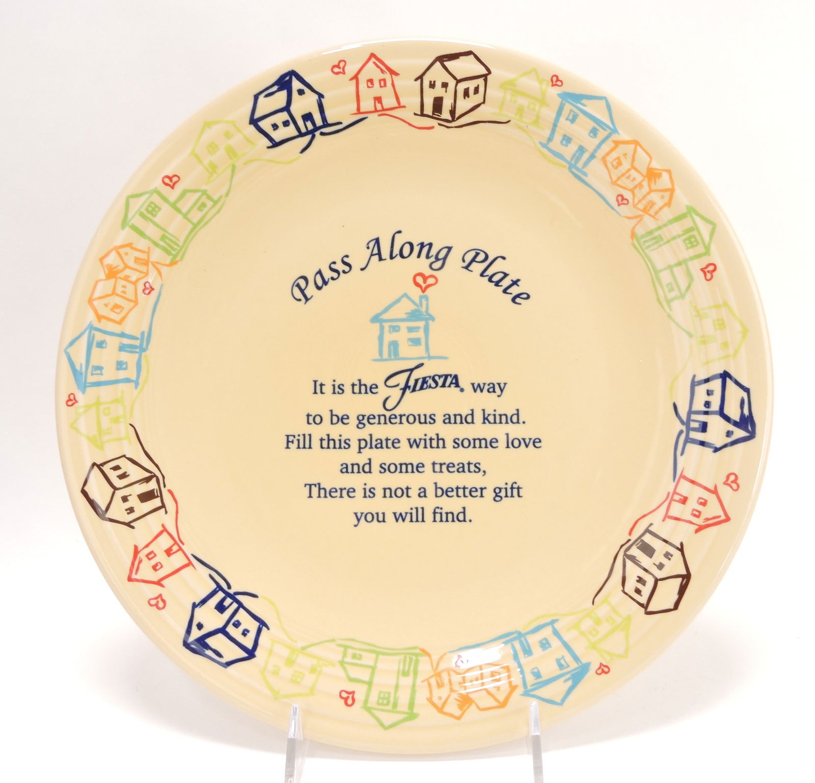 Fiesta Post 86 'Pass Along' plates, (1 of 1)