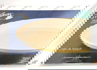 Fiesta Post 86 19 1/4" ivory platter