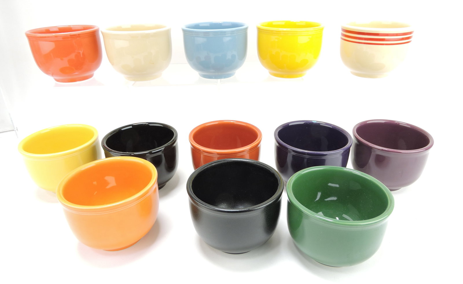 Fiesta Post 86 lot of 13 chili bowls: .