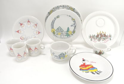 Fiesta Post 86 lot of 10 pieces with