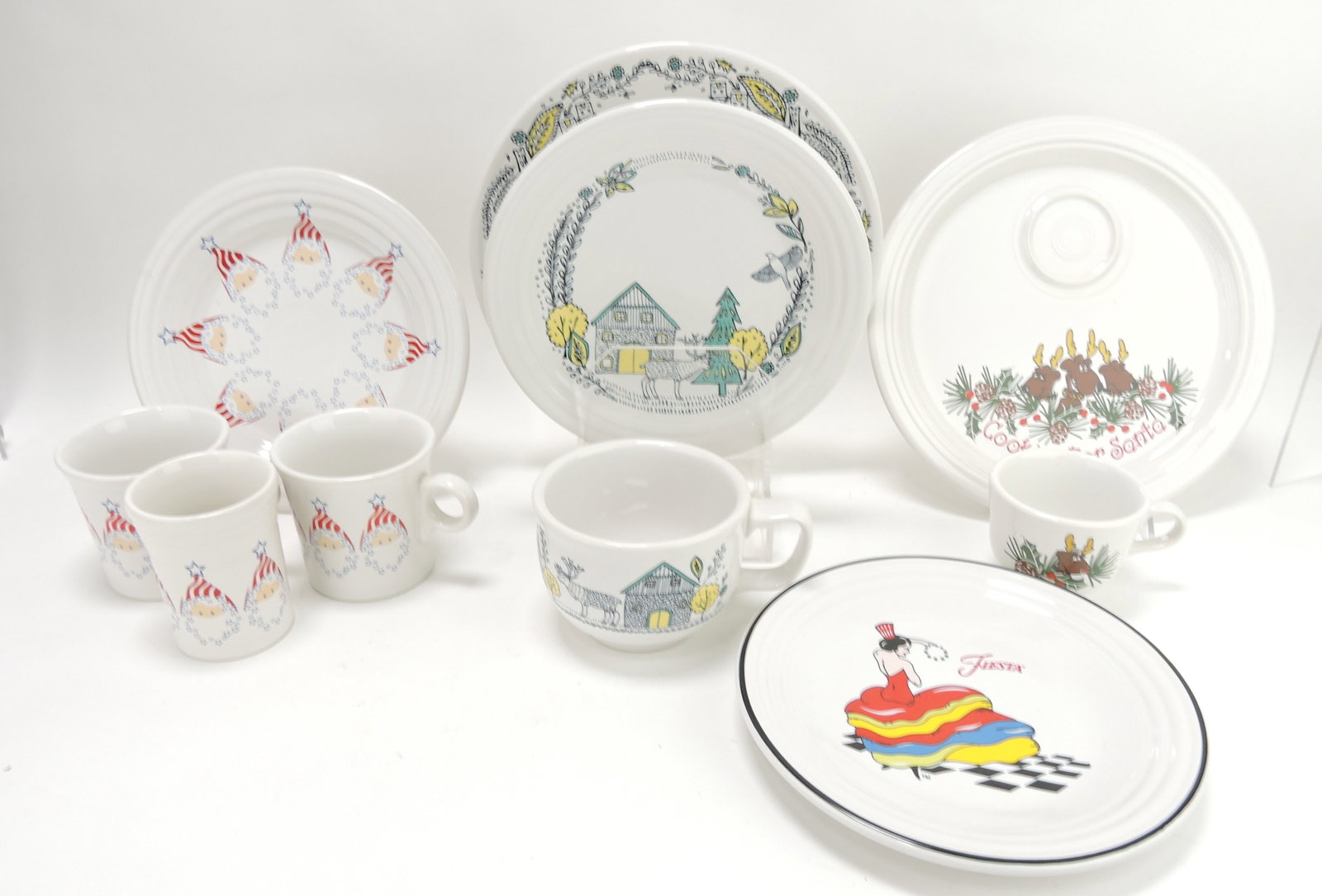 Fiesta Post 86 lot of 10 pieces with: decals