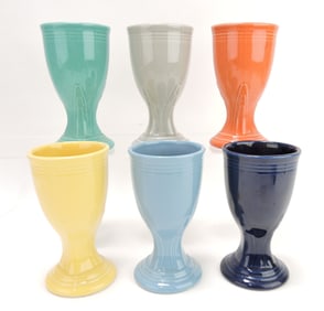 Fiesta Post 86 lot of 6 goblets
