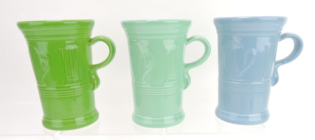 Fiesta Post 86 lot of 3 cappuccino mugs