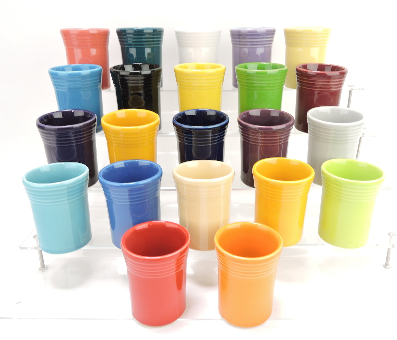 Fiesta Post 86 lot of 22 tumblers,: mixed